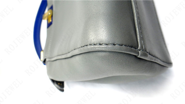 芬迪（Fendi）包包手柄局部补色和滚边修复前后对比